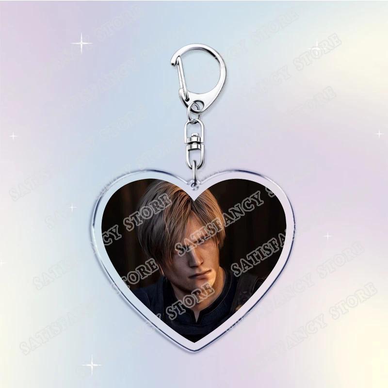 Love Heart-shaped Leon Horror Game Keychain, Kennedy For Gamers, Móc Khóa In Theo Yêu Cầu, Chất Liệu Mica Trong Suốt In 2 Mặt , Dày 4mm 7 Love Heart-shaped Leon Horror Game Keychain, Kennedy For Gamers, Móc Khóa In Theo Yêu Cầu, Chất Liệu Mica Trong Suốt In 2 Mặt , Dày 4mm - Ảnh 7