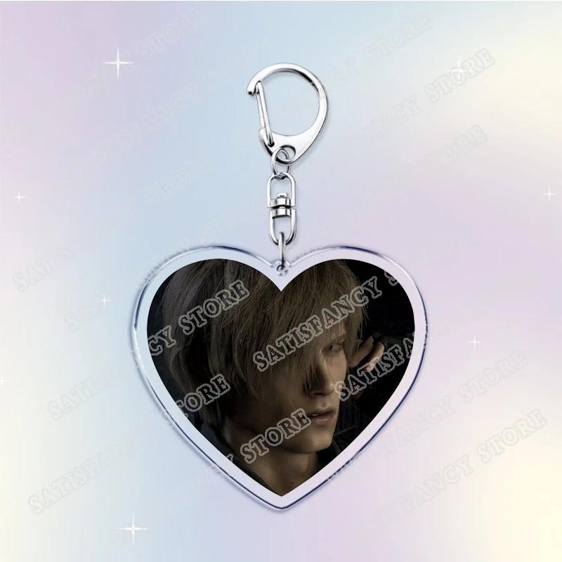 Love Heart-shaped Leon Horror Game Keychain, Kennedy For Gamers, Móc Khóa In Theo Yêu Cầu, Chất Liệu Mica Trong Suốt In 2 Mặt , Dày 4mm 9 Love Heart-shaped Leon Horror Game Keychain, Kennedy For Gamers, Móc Khóa In Theo Yêu Cầu, Chất Liệu Mica Trong Suốt In 2 Mặt , Dày 4mm - Ảnh 9