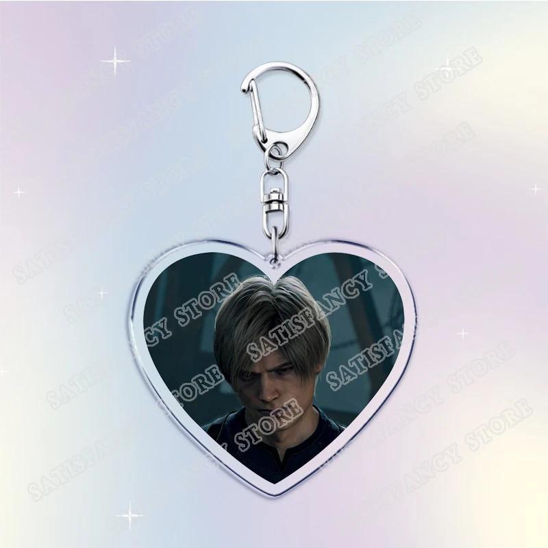 Love Heart-shaped Leon Horror Game Keychain, Kennedy For Gamers, Móc Khóa In Theo Yêu Cầu, Chất Liệu Mica Trong Suốt In 2 Mặt , Dày 4mm 1 Love Heart-shaped Leon Horror Game Keychain, Kennedy For Gamers, Móc Khóa In Theo Yêu Cầu, Chất Liệu Mica Trong Suốt In 2 Mặt , Dày 4mm