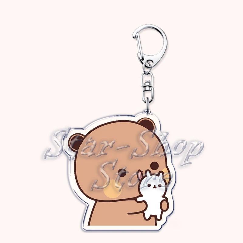 Lovely Bubu Dudu Rose Love Keychains Couple Bear Panda Pendant Mica Keychain Móc Khóa In Theo Yêu Cầu, Chất Liệu Mica Trong Suốt In 2 Mặt , Dày 4mm 11 Lovely Bubu Dudu Rose Love Keychains Couple Bear Panda Pendant Mica Keychain Móc Khóa In Theo Yêu Cầu, Chất Liệu Mica Trong Suốt In 2 Mặt , Dày 4mm - Ảnh 11
