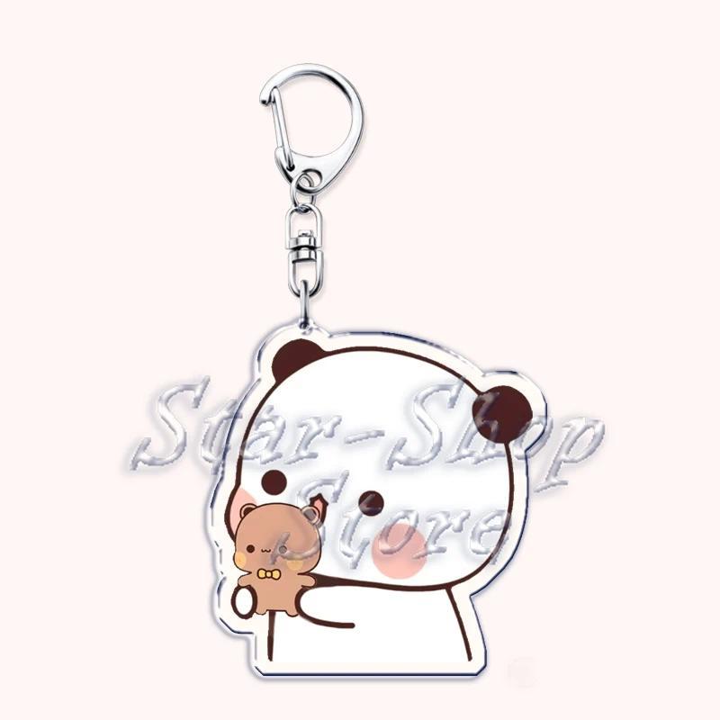 Lovely Bubu Dudu Rose Love Keychains Couple Bear Panda Pendant Mica Keychain Móc Khóa In Theo Yêu Cầu, Chất Liệu Mica Trong Suốt In 2 Mặt , Dày 4mm 12 Lovely Bubu Dudu Rose Love Keychains Couple Bear Panda Pendant Mica Keychain Móc Khóa In Theo Yêu Cầu, Chất Liệu Mica Trong Suốt In 2 Mặt , Dày 4mm - Ảnh 12