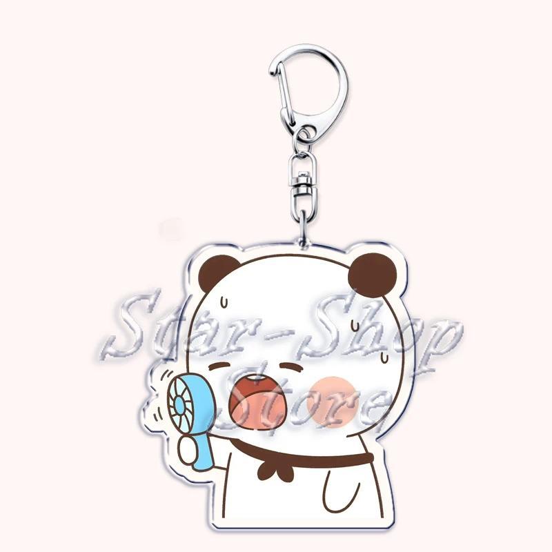 Lovely Bubu Dudu Rose Love Keychains Couple Bear Panda Pendant Mica Keychain Móc Khóa In Theo Yêu Cầu, Chất Liệu Mica Trong Suốt In 2 Mặt , Dày 4mm 14 Lovely Bubu Dudu Rose Love Keychains Couple Bear Panda Pendant Mica Keychain Móc Khóa In Theo Yêu Cầu, Chất Liệu Mica Trong Suốt In 2 Mặt , Dày 4mm - Ảnh 14