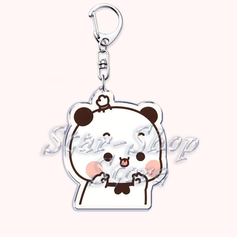 Lovely Bubu Dudu Rose Love Keychains Couple Bear Panda Pendant Mica Keychain Móc Khóa In Theo Yêu Cầu, Chất Liệu Mica Trong Suốt In 2 Mặt , Dày 4mm 21 Lovely Bubu Dudu Rose Love Keychains Couple Bear Panda Pendant Mica Keychain Móc Khóa In Theo Yêu Cầu, Chất Liệu Mica Trong Suốt In 2 Mặt , Dày 4mm - Ảnh 21