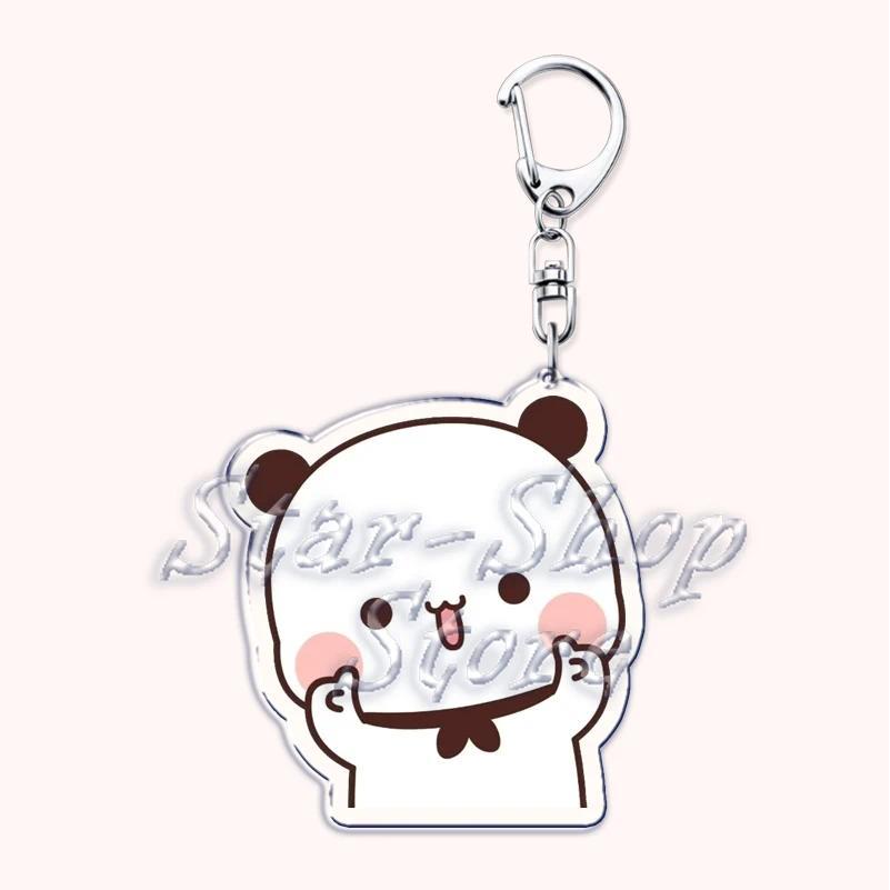 Lovely Bubu Dudu Rose Love Keychains Couple Bear Panda Pendant Mica Keychain Móc Khóa In Theo Yêu Cầu, Chất Liệu Mica Trong Suốt In 2 Mặt , Dày 4mm 33 Lovely Bubu Dudu Rose Love Keychains Couple Bear Panda Pendant Mica Keychain Móc Khóa In Theo Yêu Cầu, Chất Liệu Mica Trong Suốt In 2 Mặt , Dày 4mm - Ảnh 33