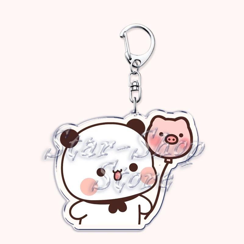 Lovely Bubu Dudu Rose Love Keychains Couple Bear Panda Pendant Mica Keychain Móc Khóa In Theo Yêu Cầu, Chất Liệu Mica Trong Suốt In 2 Mặt , Dày 4mm 38 Lovely Bubu Dudu Rose Love Keychains Couple Bear Panda Pendant Mica Keychain Móc Khóa In Theo Yêu Cầu, Chất Liệu Mica Trong Suốt In 2 Mặt , Dày 4mm - Ảnh 38