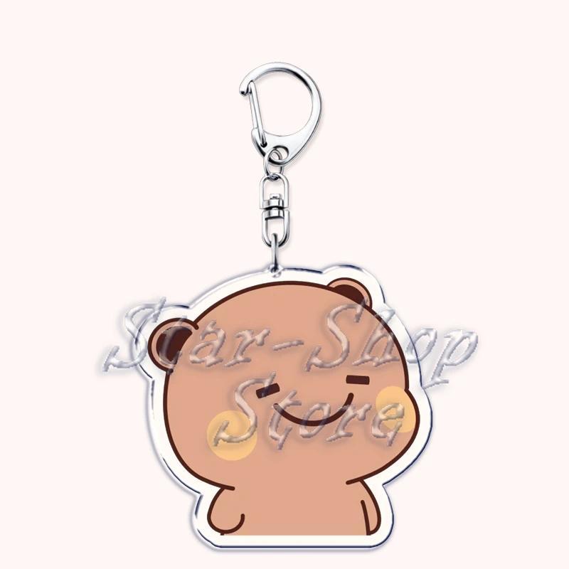 Lovely Bubu Dudu Rose Love Keychains Couple Bear Panda Pendant Mica Keychain Móc Khóa In Theo Yêu Cầu, Chất Liệu Mica Trong Suốt In 2 Mặt , Dày 4mm 5 Lovely Bubu Dudu Rose Love Keychains Couple Bear Panda Pendant Mica Keychain Móc Khóa In Theo Yêu Cầu, Chất Liệu Mica Trong Suốt In 2 Mặt , Dày 4mm - Ảnh 5