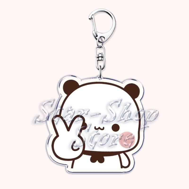 Lovely Bubu Dudu Rose Love Keychains Couple Bear Panda Pendant Mica Keychain Móc Khóa In Theo Yêu Cầu, Chất Liệu Mica Trong Suốt In 2 Mặt , Dày 4mm 41 Lovely Bubu Dudu Rose Love Keychains Couple Bear Panda Pendant Mica Keychain Móc Khóa In Theo Yêu Cầu, Chất Liệu Mica Trong Suốt In 2 Mặt , Dày 4mm - Ảnh 41