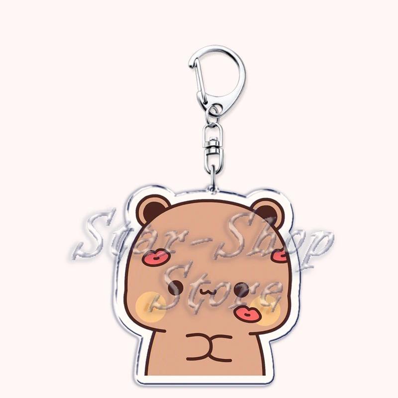 Lovely Bubu Dudu Rose Love Keychains Couple Bear Panda Pendant Mica Keychain Móc Khóa In Theo Yêu Cầu, Chất Liệu Mica Trong Suốt In 2 Mặt , Dày 4mm 8 Lovely Bubu Dudu Rose Love Keychains Couple Bear Panda Pendant Mica Keychain Móc Khóa In Theo Yêu Cầu, Chất Liệu Mica Trong Suốt In 2 Mặt , Dày 4mm - Ảnh 8