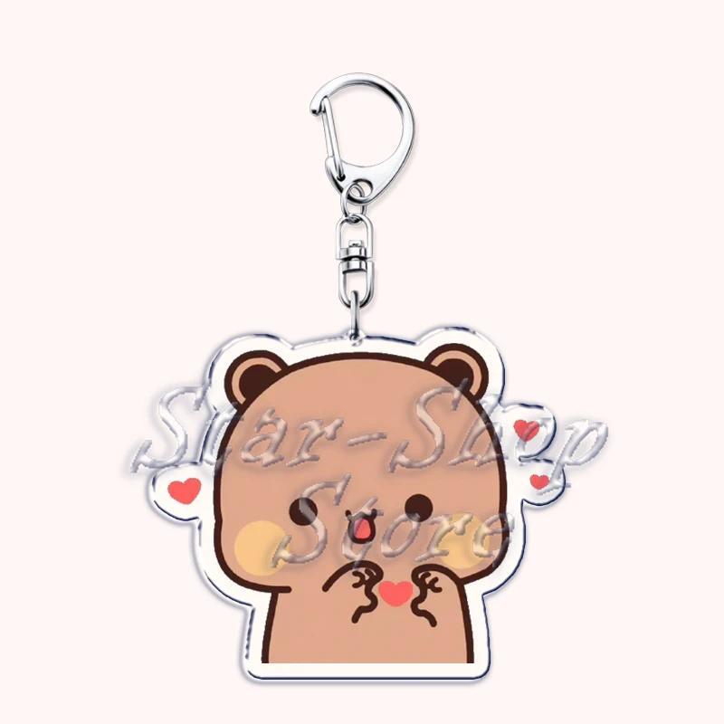 Lovely Bubu Dudu Rose Love Keychains Couple Bear Panda Pendant Mica Keychain Móc Khóa In Theo Yêu Cầu, Chất Liệu Mica Trong Suốt In 2 Mặt , Dày 4mm 9 Lovely Bubu Dudu Rose Love Keychains Couple Bear Panda Pendant Mica Keychain Móc Khóa In Theo Yêu Cầu, Chất Liệu Mica Trong Suốt In 2 Mặt , Dày 4mm - Ảnh 9