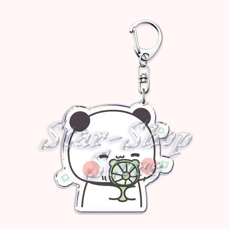 Lovely Bubu Dudu Rose Love Keychains Couple Bear Panda Pendant Mica Keychain Móc Khóa In Theo Yêu Cầu, Chất Liệu Mica Trong Suốt In 2 Mặt , Dày 4mm 10 Lovely Bubu Dudu Rose Love Keychains Couple Bear Panda Pendant Mica Keychain Móc Khóa In Theo Yêu Cầu, Chất Liệu Mica Trong Suốt In 2 Mặt , Dày 4mm - Ảnh 10