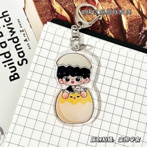 Lovely Keychain Tnt Youth League Móc Khóa In Theo Yêu Cầu, Chất Liệu Mica Trong Suốt In 2 Mặt , Dày 4mm