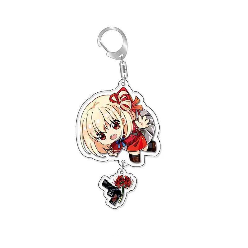 Lycoris Recoil Nishikigi Chisato Inoue Takina Acryic Anime Keychain Cartoon Keyring Bag Parts Móc Khóa In Theo Yêu Cầu, Chất Liệu Mica Trong Suốt In 2 Mặt , Dày 4mm 3 Lycoris Recoil Nishikigi Chisato Inoue Takina Acryic Anime Keychain Cartoon Keyring Bag Parts Móc Khóa In Theo Yêu Cầu, Chất Liệu Mica Trong Suốt In 2 Mặt , Dày 4mm - Ảnh 3