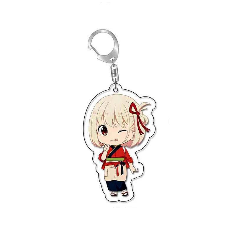 Lycoris Recoil Nishikigi Chisato Inoue Takina Acryic Anime Keychain Cartoon Buckle Bag Parts Móc Khóa In Theo Yêu Cầu, Chất Liệu Mica Trong Suốt In 2 Mặt , Dày 4mm 4 Lycoris Recoil Nishikigi Chisato Inoue Takina Acryic Anime Keychain Cartoon Buckle Bag Parts Móc Khóa In Theo Yêu Cầu, Chất Liệu Mica Trong Suốt In 2 Mặt , Dày 4mm - Ảnh 4