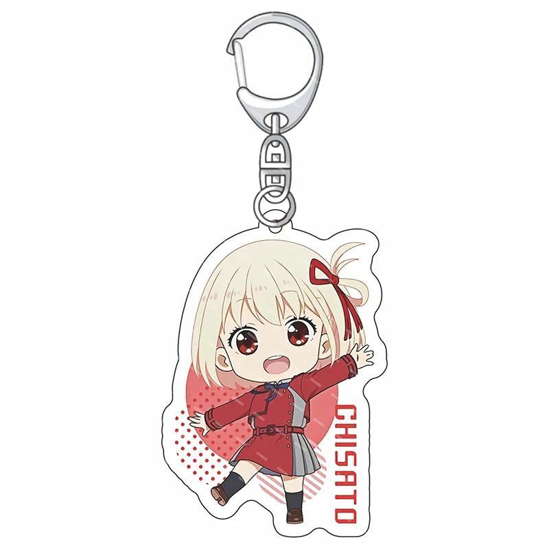 Lycoris Recoil Nishikigi Chisato Lovely Baby Bag Charms Hanging Face Friends Key Chain Móc Khóa In Theo Yêu Cầu, Chất Liệu Mica Trong Suốt In 2 Mặt , Dày 4mm 5 Lycoris Recoil Nishikigi Chisato Lovely Baby Bag Charms Hanging Face Friends Key Chain Móc Khóa In Theo Yêu Cầu, Chất Liệu Mica Trong Suốt In 2 Mặt , Dày 4mm - Ảnh 5