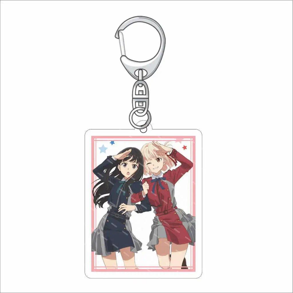 Lycoris Recoil Nishikigi Chisato Lovely Baby Bag Charms Hanging Face Friends Key Chain Móc Khóa In Theo Yêu Cầu, Chất Liệu Mica Trong Suốt In 2 Mặt , Dày 4mm 9 Lycoris Recoil Nishikigi Chisato Lovely Baby Bag Charms Hanging Face Friends Key Chain Móc Khóa In Theo Yêu Cầu, Chất Liệu Mica Trong Suốt In 2 Mặt , Dày 4mm - Ảnh 9