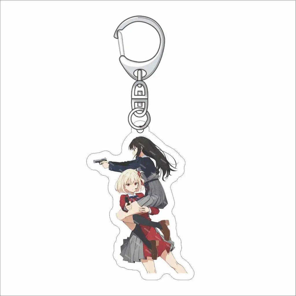 Lycoris Recoil Nishikigi Chisato Lovely Baby Bag Charms Hanging Face Friends Key Chain Móc Khóa In Theo Yêu Cầu, Chất Liệu Mica Trong Suốt In 2 Mặt , Dày 4mm 10 Lycoris Recoil Nishikigi Chisato Lovely Baby Bag Charms Hanging Face Friends Key Chain Móc Khóa In Theo Yêu Cầu, Chất Liệu Mica Trong Suốt In 2 Mặt , Dày 4mm - Ảnh 10