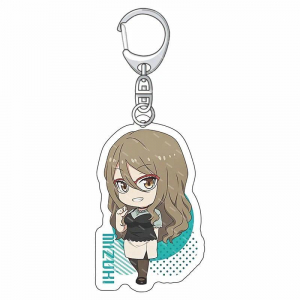 Lycoris Recoil Nishikigi Chisato Lovely Baby Bag Charms Hanging Face Friends Key Chain Móc Khóa In Theo Yêu Cầu, Chất Liệu Mica Trong Suốt In 2 Mặt , Dày 4mm