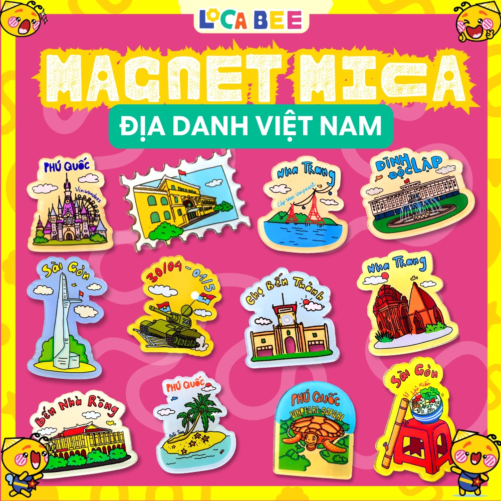 Magnet Mica Địa Danh Văn Hoá Việt Nam Dễ Thương Locabee, Quà Tặng Lưu Niệm, Decor Cute In Theo Yêu Cầu, Chất Liệu Mica Trong Suốt In 2 Mặt , Dày 4mm, Free Ship 30 Cái, Miễn Phí Thiết Kế, Có Test Mẫu 4 Magnet Mica Địa Danh Văn Hoá Việt Nam Dễ Thương Locabee, Quà Tặng Lưu Niệm, Decor Cute In Theo Yêu Cầu, Chất Liệu Mica Trong Suốt In 2 Mặt , Dày 4mm, Free Ship 30 Cái, Miễn Phí Thiết Kế, Có Test Mẫu - Ảnh 4