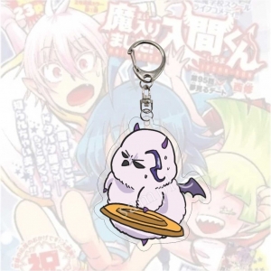 Mairimashita Keychain! Iruma-kun Suzuki Iruma, Clara Valac Characters Printed With 2-sided Móc Khóa In Theo Yêu Cầu, Chất Liệu Mica Trong Suốt In 2 Mặt , Dày 4mm