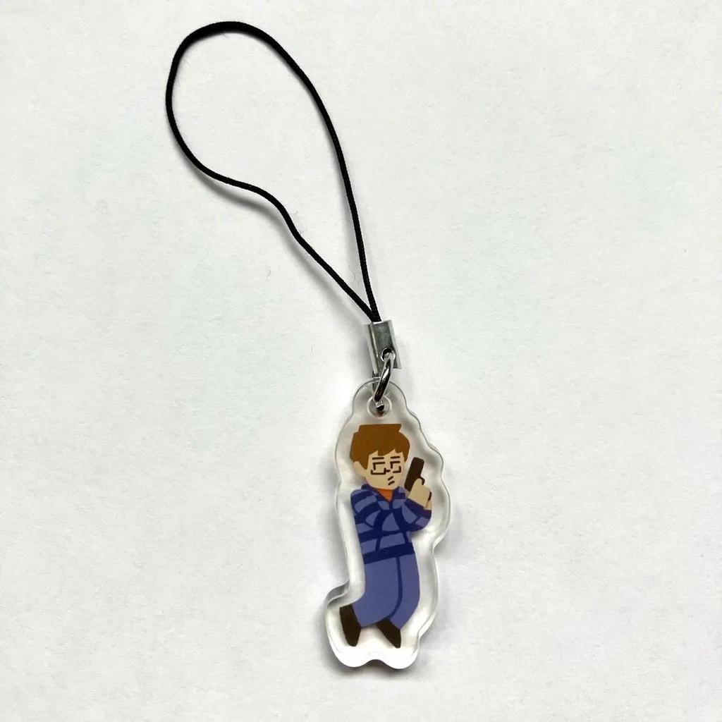 Marble Hornets Acrylic Phone Charm Trendy Phone Accessory Móc Khóa In Theo Yêu Cầu, Chất Liệu Mica Trong Suốt In 2 Mặt , Dày 4mm 2 Marble Hornets Acrylic Phone Charm Trendy Phone Accessory Móc Khóa In Theo Yêu Cầu, Chất Liệu Mica Trong Suốt In 2 Mặt , Dày 4mm - Ảnh 2