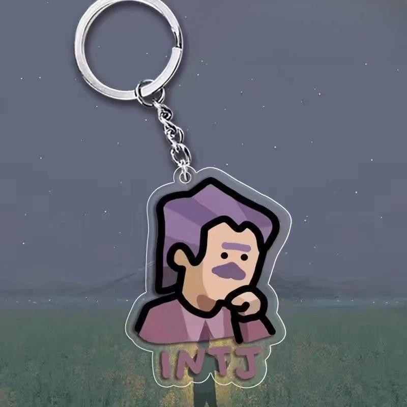 Mbti Cartoon Character Mica Keychain 16 Kind Of Esfp Estp Entj Decoration Creative Cartoon Móc Khóa In Theo Yêu Cầu, Chất Liệu Mica Trong Suốt In 2 Mặt , Dày 4mm 11 Mbti Cartoon Character Mica Keychain 16 Kind Of Esfp Estp Entj Decoration Creative Cartoon Móc Khóa In Theo Yêu Cầu, Chất Liệu Mica Trong Suốt In 2 Mặt , Dày 4mm - Ảnh 11