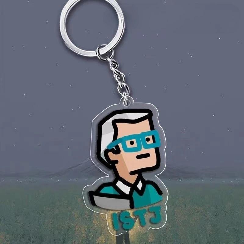Mbti Cartoon Character Mica Keychain 16 Kind Of Esfp Estp Entj Decoration Creative Cartoon Móc Khóa In Theo Yêu Cầu, Chất Liệu Mica Trong Suốt In 2 Mặt , Dày 4mm 6 Mbti Cartoon Character Mica Keychain 16 Kind Of Esfp Estp Entj Decoration Creative Cartoon Móc Khóa In Theo Yêu Cầu, Chất Liệu Mica Trong Suốt In 2 Mặt , Dày 4mm - Ảnh 6