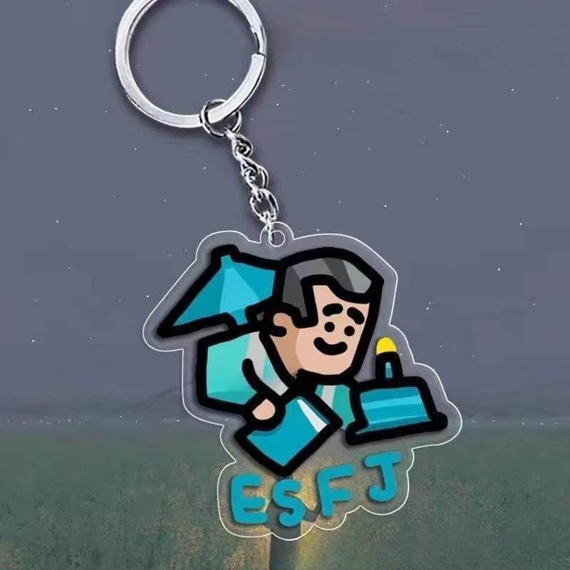 Mbti Cartoon Character Mica Keychain 16 Kind Of Esfp Estp Entj Decoration Creative Cartoon Móc Khóa In Theo Yêu Cầu, Chất Liệu Mica Trong Suốt In 2 Mặt , Dày 4mm 10 Mbti Cartoon Character Mica Keychain 16 Kind Of Esfp Estp Entj Decoration Creative Cartoon Móc Khóa In Theo Yêu Cầu, Chất Liệu Mica Trong Suốt In 2 Mặt , Dày 4mm - Ảnh 10