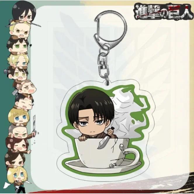 Mica Key Buckle For Attack On Titan Mikasa Ackerman Historia Reiss Hange Zoe Eren Yeager Q Móc Khóa In Theo Yêu Cầu, Chất Liệu Mica Trong Suốt In 2 Mặt , Dày 4mm 2 Mica Key Buckle For Attack On Titan Mikasa Ackerman Historia Reiss Hange Zoe Eren Yeager Q Móc Khóa In Theo Yêu Cầu, Chất Liệu Mica Trong Suốt In 2 Mặt , Dày 4mm - Ảnh 2