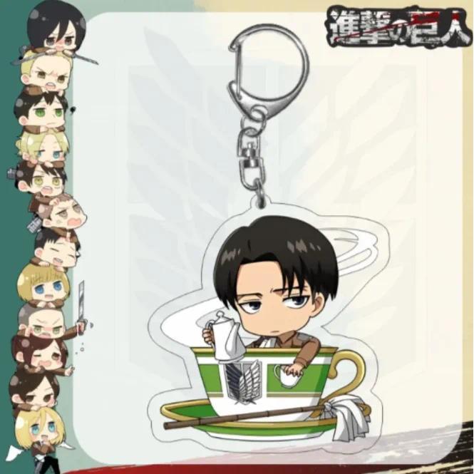 Mica Key Buckle For Attack On Titan Mikasa Ackerman Historia Reiss Hange Zoe Eren Yeager Q Móc Khóa In Theo Yêu Cầu, Chất Liệu Mica Trong Suốt In 2 Mặt , Dày 4mm 3 Mica Key Buckle For Attack On Titan Mikasa Ackerman Historia Reiss Hange Zoe Eren Yeager Q Móc Khóa In Theo Yêu Cầu, Chất Liệu Mica Trong Suốt In 2 Mặt , Dày 4mm - Ảnh 3