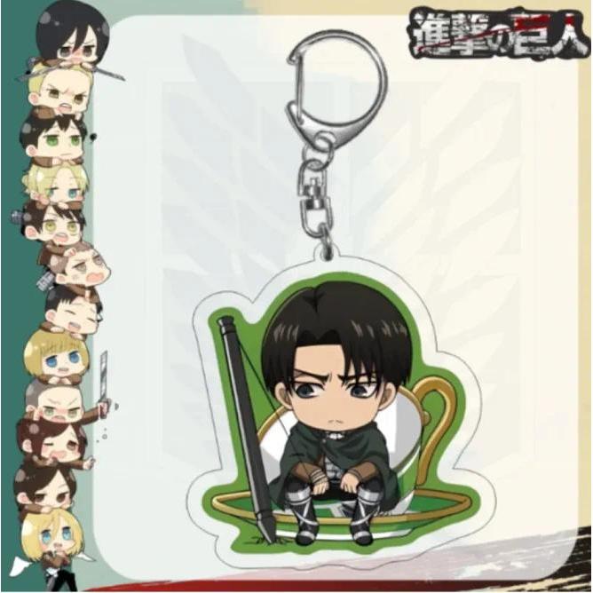 Mica Key Buckle For Attack On Titan Mikasa Ackerman Historia Reiss Hange Zoe Eren Yeager Q Móc Khóa In Theo Yêu Cầu, Chất Liệu Mica Trong Suốt In 2 Mặt , Dày 4mm 4 Mica Key Buckle For Attack On Titan Mikasa Ackerman Historia Reiss Hange Zoe Eren Yeager Q Móc Khóa In Theo Yêu Cầu, Chất Liệu Mica Trong Suốt In 2 Mặt , Dày 4mm - Ảnh 4