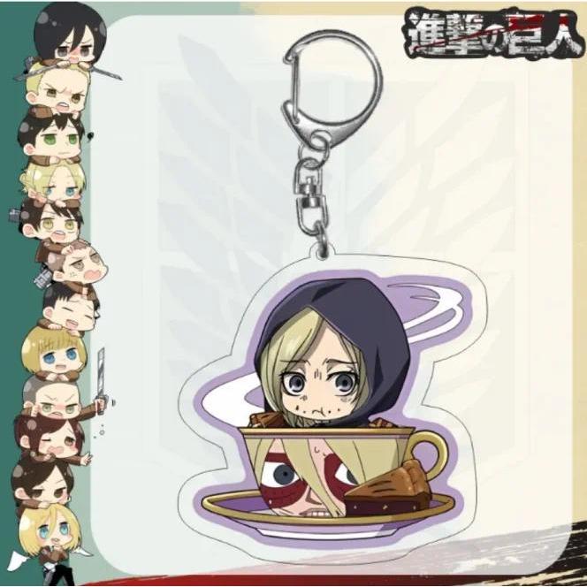 Mica Key Buckle For Attack On Titan Mikasa Ackerman Historia Reiss Hange Zoe Eren Yeager Q Móc Khóa In Theo Yêu Cầu, Chất Liệu Mica Trong Suốt In 2 Mặt , Dày 4mm 5 Mica Key Buckle For Attack On Titan Mikasa Ackerman Historia Reiss Hange Zoe Eren Yeager Q Móc Khóa In Theo Yêu Cầu, Chất Liệu Mica Trong Suốt In 2 Mặt , Dày 4mm - Ảnh 5