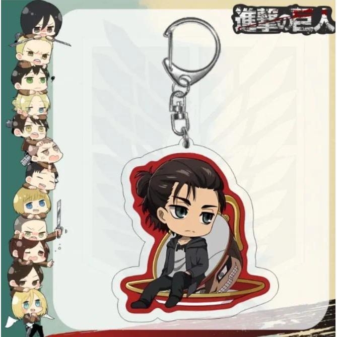 Mica Key Buckle For Attack On Titan Mikasa Ackerman Historia Reiss Hange Zoe Eren Yeager Q Móc Khóa In Theo Yêu Cầu, Chất Liệu Mica Trong Suốt In 2 Mặt , Dày 4mm 10 Mica Key Buckle For Attack On Titan Mikasa Ackerman Historia Reiss Hange Zoe Eren Yeager Q Móc Khóa In Theo Yêu Cầu, Chất Liệu Mica Trong Suốt In 2 Mặt , Dày 4mm - Ảnh 10