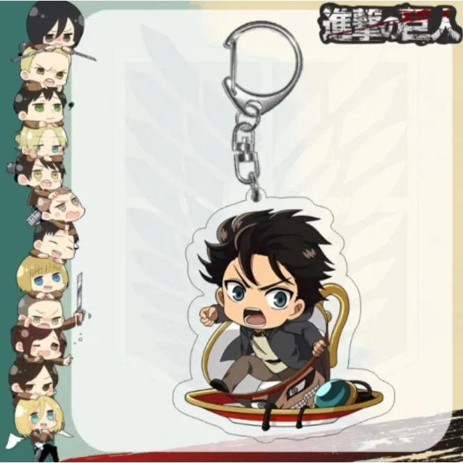 Mica Key Buckle For Attack On Titan Mikasa Ackerman Historia Reiss Hange Zoe Eren Yeager Q Móc Khóa In Theo Yêu Cầu, Chất Liệu Mica Trong Suốt In 2 Mặt , Dày 4mm 1 Mica Key Buckle For Attack On Titan Mikasa Ackerman Historia Reiss Hange Zoe Eren Yeager Q Móc Khóa In Theo Yêu Cầu, Chất Liệu Mica Trong Suốt In 2 Mặt , Dày 4mm