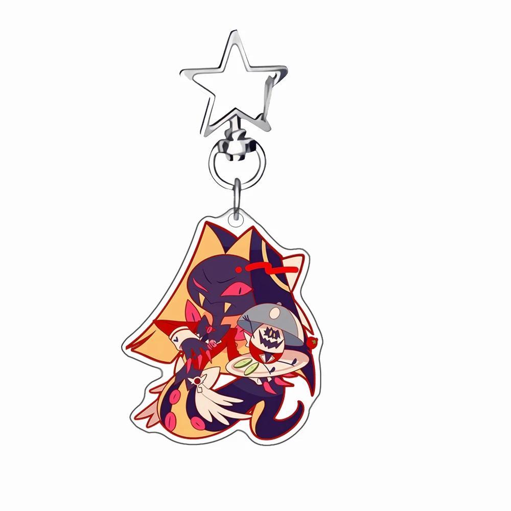 Mica Key Buckle For Hazbin Hotel Angel Dust Vaggie Sir Pentious Husk Anime Cartoon Mica Mica Móc Khóa In Theo Yêu Cầu, Chất Liệu Mica Trong Suốt In 2 Mặt , Dày 4mm 2 Mica Key Buckle For Hazbin Hotel Angel Dust Vaggie Sir Pentious Husk Anime Cartoon Mica Mica Móc Khóa In Theo Yêu Cầu, Chất Liệu Mica Trong Suốt In 2 Mặt , Dày 4mm - Ảnh 2