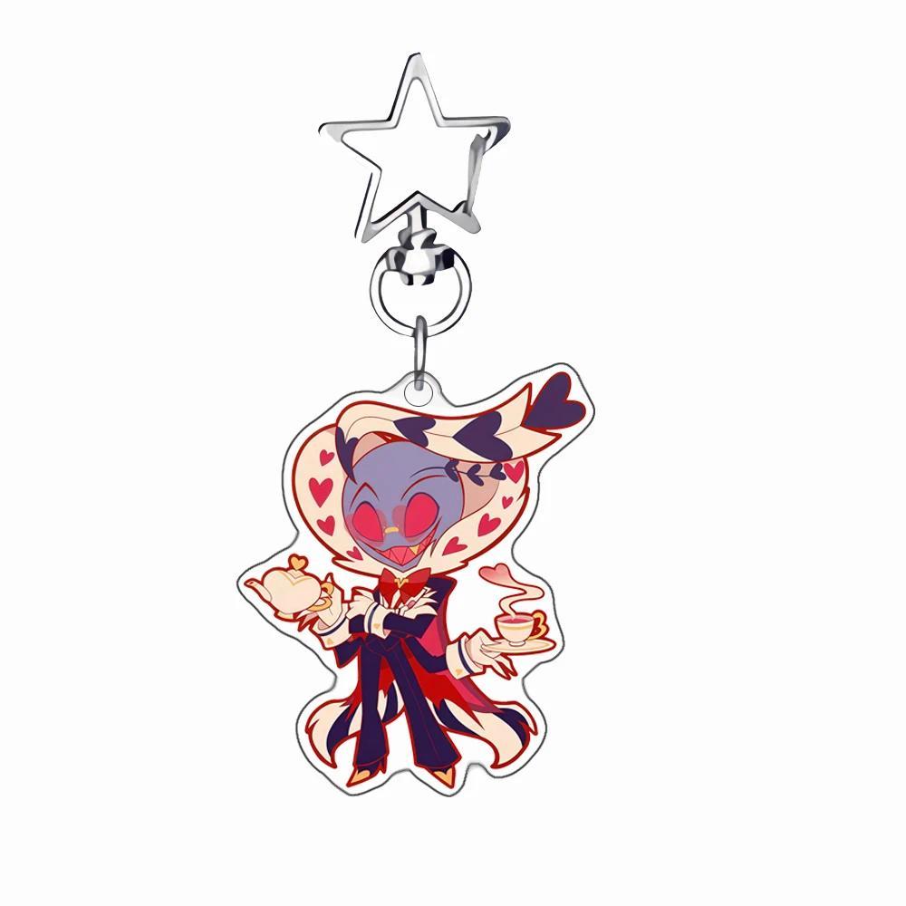 Mica Key Buckle For Hazbin Hotel Angel Dust Vaggie Sir Pentious Husk Anime Cartoon Mica Mica Móc Khóa In Theo Yêu Cầu, Chất Liệu Mica Trong Suốt In 2 Mặt , Dày 4mm 11 Mica Key Buckle For Hazbin Hotel Angel Dust Vaggie Sir Pentious Husk Anime Cartoon Mica Mica Móc Khóa In Theo Yêu Cầu, Chất Liệu Mica Trong Suốt In 2 Mặt , Dày 4mm - Ảnh 11