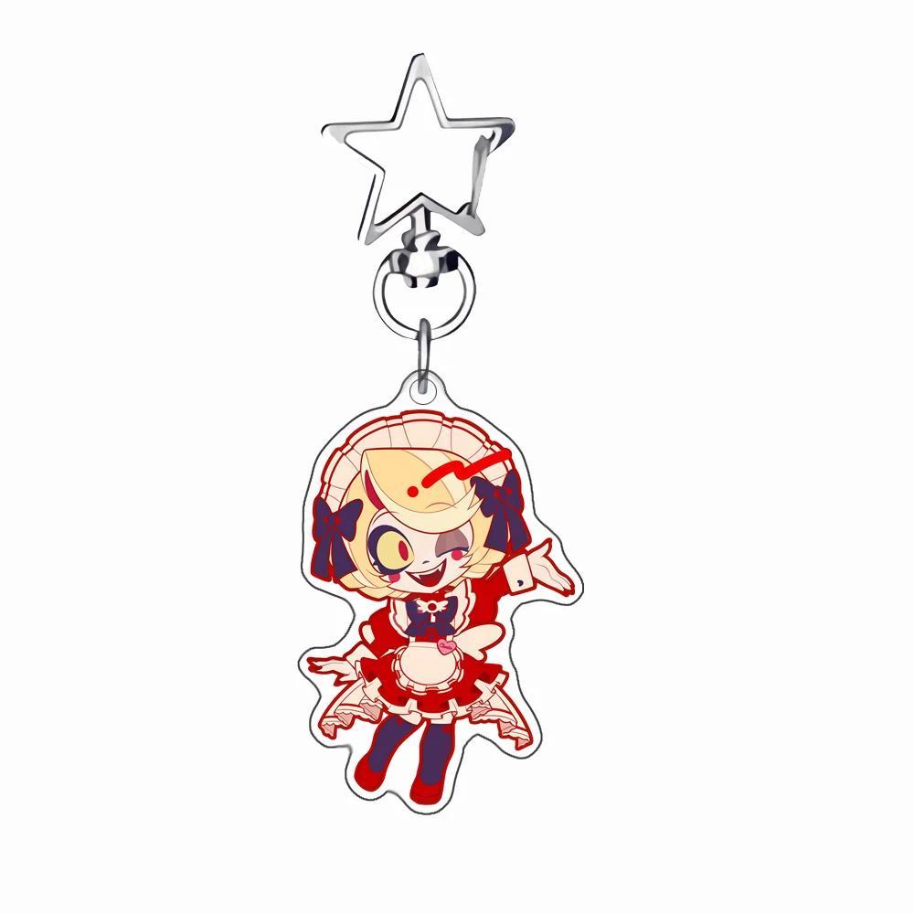 Mica Key Buckle For Hazbin Hotel Angel Dust Vaggie Sir Pentious Husk Anime Cartoon Mica Mica Móc Khóa In Theo Yêu Cầu, Chất Liệu Mica Trong Suốt In 2 Mặt , Dày 4mm 12 Mica Key Buckle For Hazbin Hotel Angel Dust Vaggie Sir Pentious Husk Anime Cartoon Mica Mica Móc Khóa In Theo Yêu Cầu, Chất Liệu Mica Trong Suốt In 2 Mặt , Dày 4mm - Ảnh 12