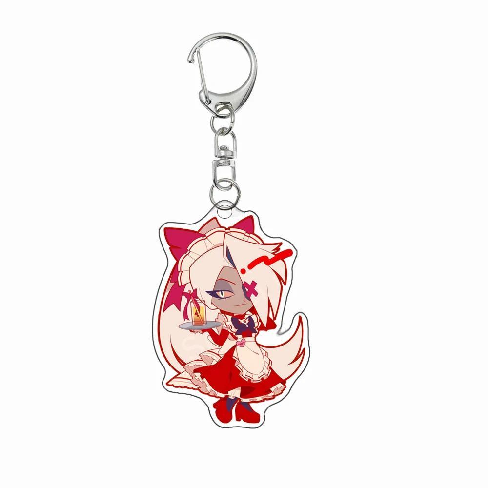 Mica Key Buckle For Hazbin Hotel Angel Dust Vaggie Sir Pentious Husk Anime Cartoon Mica Mica Móc Khóa In Theo Yêu Cầu, Chất Liệu Mica Trong Suốt In 2 Mặt , Dày 4mm 19 Mica Key Buckle For Hazbin Hotel Angel Dust Vaggie Sir Pentious Husk Anime Cartoon Mica Mica Móc Khóa In Theo Yêu Cầu, Chất Liệu Mica Trong Suốt In 2 Mặt , Dày 4mm - Ảnh 19