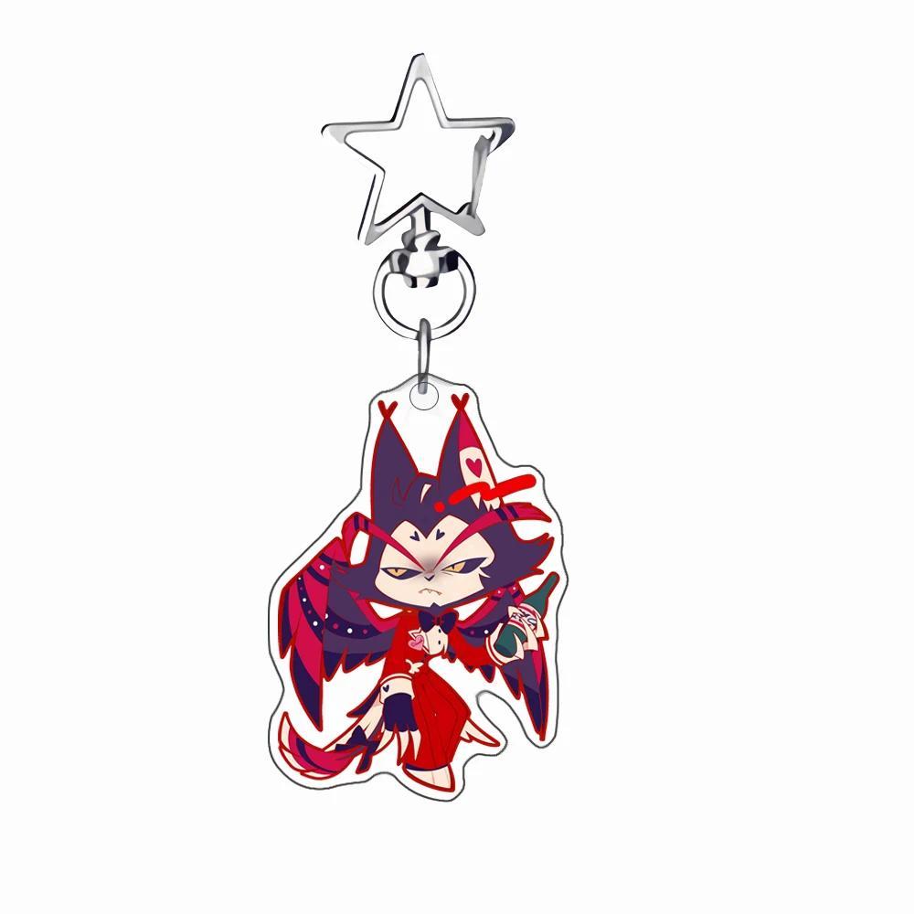 Mica Key Buckle For Hazbin Hotel Angel Dust Vaggie Sir Pentious Husk Anime Cartoon Mica Mica Móc Khóa In Theo Yêu Cầu, Chất Liệu Mica Trong Suốt In 2 Mặt , Dày 4mm 3 Mica Key Buckle For Hazbin Hotel Angel Dust Vaggie Sir Pentious Husk Anime Cartoon Mica Mica Móc Khóa In Theo Yêu Cầu, Chất Liệu Mica Trong Suốt In 2 Mặt , Dày 4mm - Ảnh 3