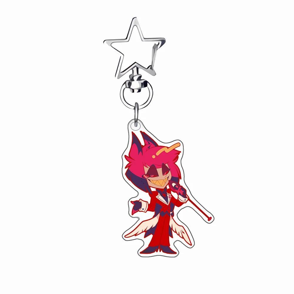 Mica Key Buckle For Hazbin Hotel Angel Dust Vaggie Sir Pentious Husk Anime Cartoon Mica Mica Móc Khóa In Theo Yêu Cầu, Chất Liệu Mica Trong Suốt In 2 Mặt , Dày 4mm 5 Mica Key Buckle For Hazbin Hotel Angel Dust Vaggie Sir Pentious Husk Anime Cartoon Mica Mica Móc Khóa In Theo Yêu Cầu, Chất Liệu Mica Trong Suốt In 2 Mặt , Dày 4mm - Ảnh 5