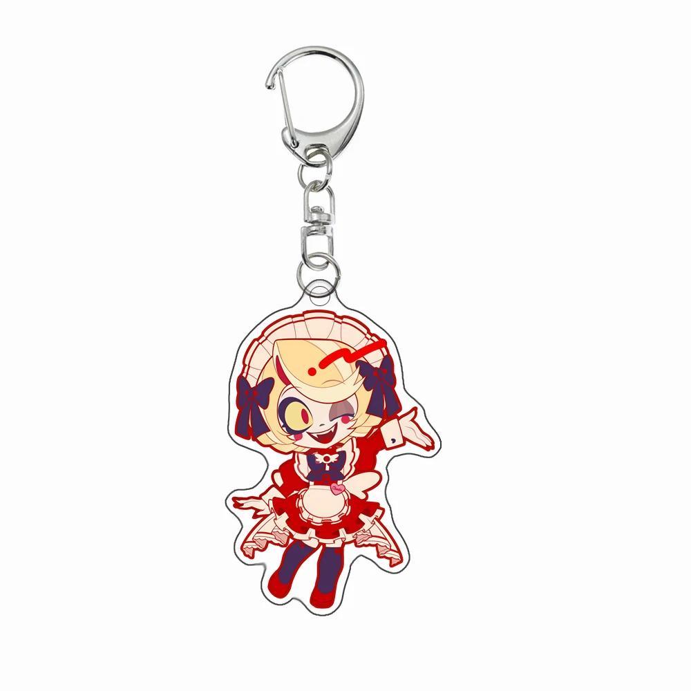Mica Key Buckle For Hazbin Hotel Angel Dust Vaggie Sir Pentious Husk Anime Cartoon Mica Mica Móc Khóa In Theo Yêu Cầu, Chất Liệu Mica Trong Suốt In 2 Mặt , Dày 4mm 6 Mica Key Buckle For Hazbin Hotel Angel Dust Vaggie Sir Pentious Husk Anime Cartoon Mica Mica Móc Khóa In Theo Yêu Cầu, Chất Liệu Mica Trong Suốt In 2 Mặt , Dày 4mm - Ảnh 6