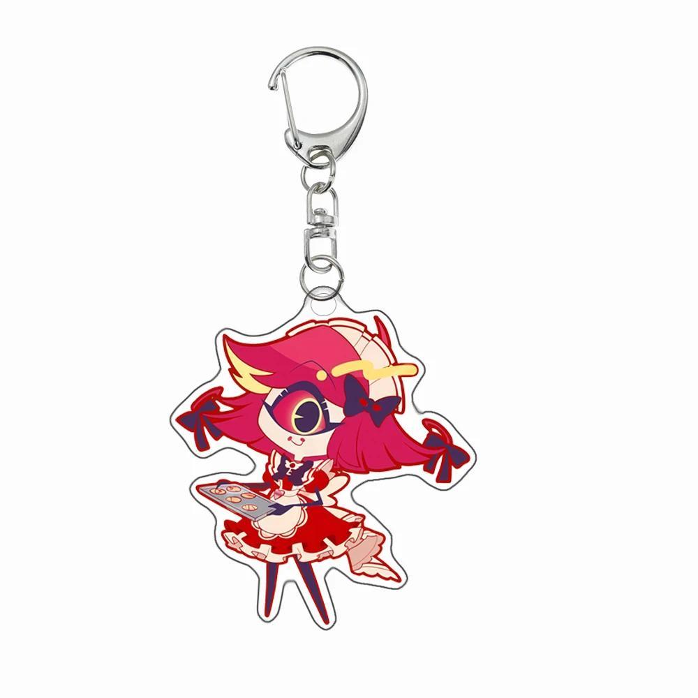 Mica Key Buckle For Hazbin Hotel Angel Dust Vaggie Sir Pentious Husk Anime Cartoon Mica Mica Móc Khóa In Theo Yêu Cầu, Chất Liệu Mica Trong Suốt In 2 Mặt , Dày 4mm 10 Mica Key Buckle For Hazbin Hotel Angel Dust Vaggie Sir Pentious Husk Anime Cartoon Mica Mica Móc Khóa In Theo Yêu Cầu, Chất Liệu Mica Trong Suốt In 2 Mặt , Dày 4mm - Ảnh 10
