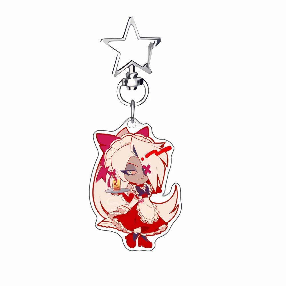 Mica Key Buckle For Hazbin Hotel Angel Dust Vaggie Sir Pentious Husk Anime Cartoon Mica Mica Móc Khóa In Theo Yêu Cầu, Chất Liệu Mica Trong Suốt In 2 Mặt , Dày 4mm 1 Mica Key Buckle For Hazbin Hotel Angel Dust Vaggie Sir Pentious Husk Anime Cartoon Mica Mica Móc Khóa In Theo Yêu Cầu, Chất Liệu Mica Trong Suốt In 2 Mặt , Dày 4mm