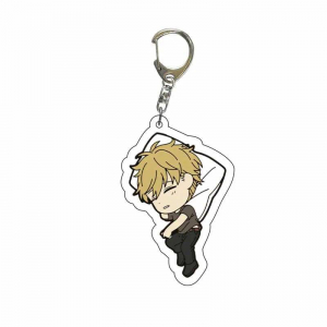 Mica Key Buckle For Spy Family Anya Forger Lloyd Yor Forger Damian Desmond Q Version Anime Móc Khóa In Theo Yêu Cầu, Chất Liệu Mica Trong Suốt In 2 Mặt , Dày 4mm