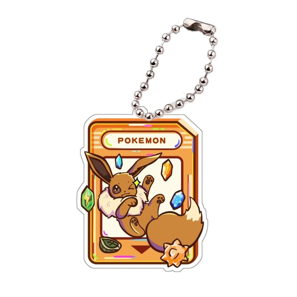 Mica Keychain F Pokemon Sylveon Umbreon Eevee Jolteon Vapeon Flareon Glaceon Festival Móc Khóa In Theo Yêu Cầu, Chất Liệu Mica Trong Suốt In 2 Mặt , Dày 4mm 2 Mica Keychain F Pokemon Sylveon Umbreon Eevee Jolteon Vapeon Flareon Glaceon Festival Móc Khóa In Theo Yêu Cầu, Chất Liệu Mica Trong Suốt In 2 Mặt , Dày 4mm - Ảnh 2