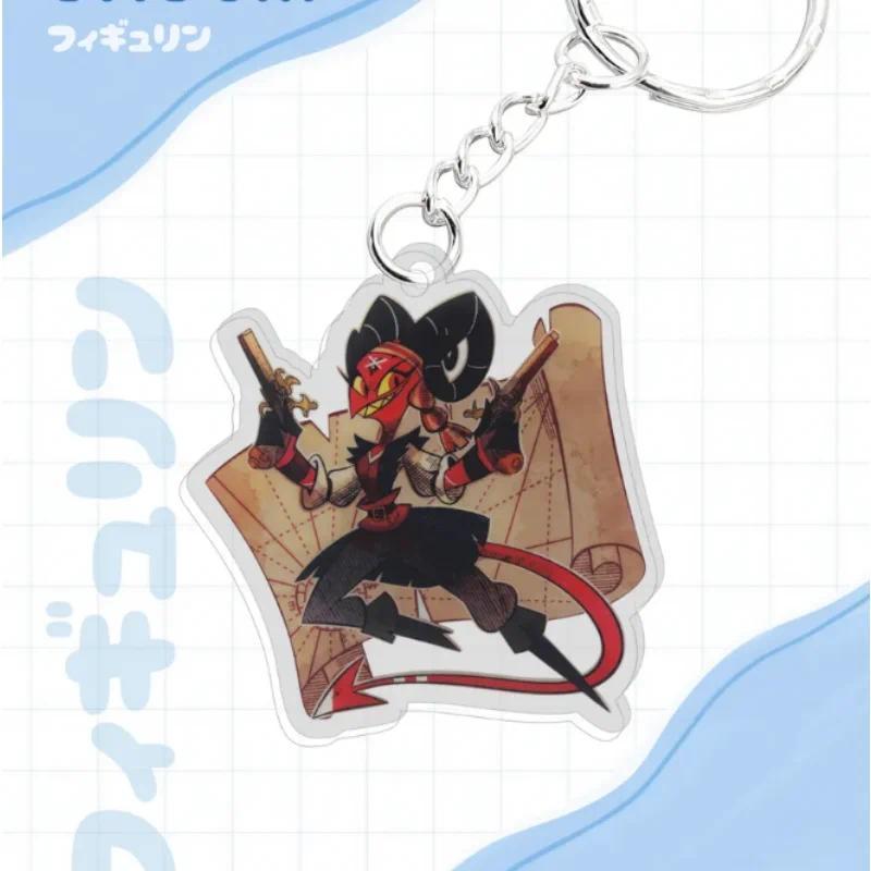 Mica Keychain For Helluva Boss Blitzo Stolas Moxxie Sallie May Millie Loona Transparent Mica Móc Khóa In Theo Yêu Cầu, Chất Liệu Mica Trong Suốt In 2 Mặt , Dày 4mm 6 Mica Keychain For Helluva Boss Blitzo Stolas Moxxie Sallie May Millie Loona Transparent Mica Móc Khóa In Theo Yêu Cầu, Chất Liệu Mica Trong Suốt In 2 Mặt , Dày 4mm - Ảnh 6