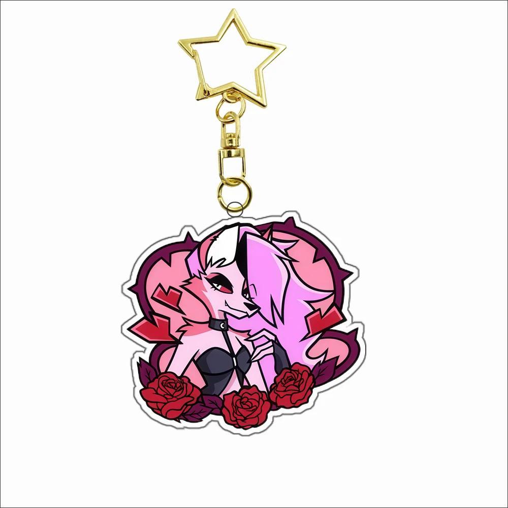 Mica Keychain For Helluva Boss Millie Moxxie Fizzowlli Blitzo Stolas Loona Octavia Anime Mica Móc Khóa In Theo Yêu Cầu, Chất Liệu Mica Trong Suốt In 2 Mặt , Dày 4mm 5 Mica Keychain For Helluva Boss Millie Moxxie Fizzowlli Blitzo Stolas Loona Octavia Anime Mica Móc Khóa In Theo Yêu Cầu, Chất Liệu Mica Trong Suốt In 2 Mặt , Dày 4mm - Ảnh 5