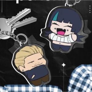 Mica Keychain For Jjk Kinji Hakari Kirara Hoshi Kento Nanami Anime Character Mica Key Buckle Móc Khóa In Theo Yêu Cầu, Chất Liệu Mica Trong Suốt In 2 Mặt , Dày 4mm