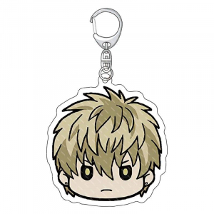 Mica One Punch Man Anime Keychain Lovely Bag Charms Hanging Face Friends Key Chain Mica Móc Khóa In Theo Yêu Cầu, Chất Liệu Mica Trong Suốt In 2 Mặt , Dày 4mm