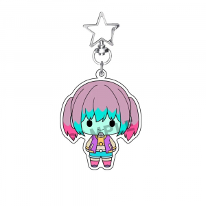 Milky Subway: The Galactic Express Q Version Chiharu Makina 6cm Anime Acrylic Stand Bag Charm Móc Khóa In Theo Yêu Cầu, Chất Liệu Mica Trong Suốt In 2 Mặt , Dày 4mm
