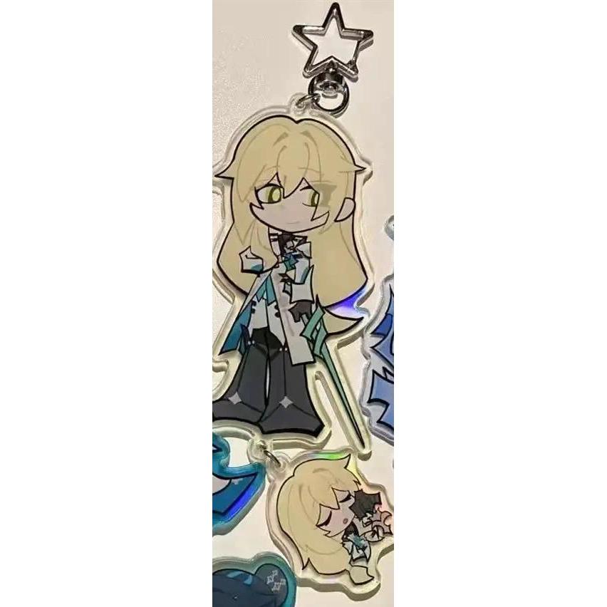Mirror Anime Keychain Women Luocha Keychain For Men Mica Keyring Party Japan Cos Girl Honkai Móc Khóa In Theo Yêu Cầu, Chất Liệu Mica Trong Suốt In 2 Mặt , Dày 4mm 3 Mirror Anime Keychain Women Luocha Keychain For Men Mica Keyring Party Japan Cos Girl Honkai Móc Khóa In Theo Yêu Cầu, Chất Liệu Mica Trong Suốt In 2 Mặt , Dày 4mm - Ảnh 3